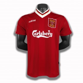Koszulka Liverpool Retro Domowe Stroje Piłkarskie 1995 Krótki Rękaw